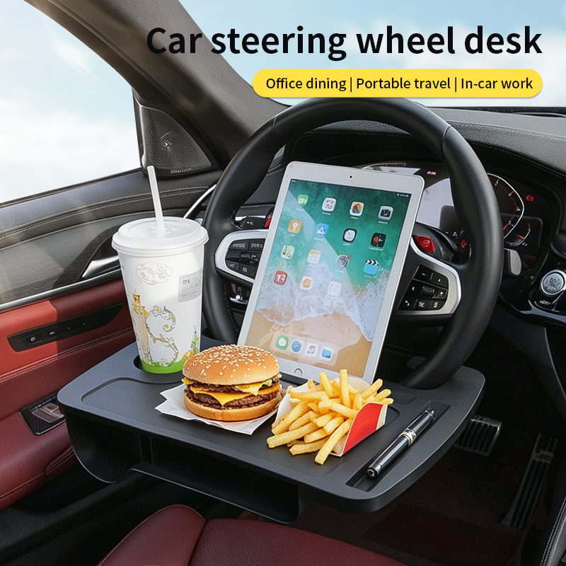 Laptop Accessories Productivity - Car Steering Wheel Tray With Car