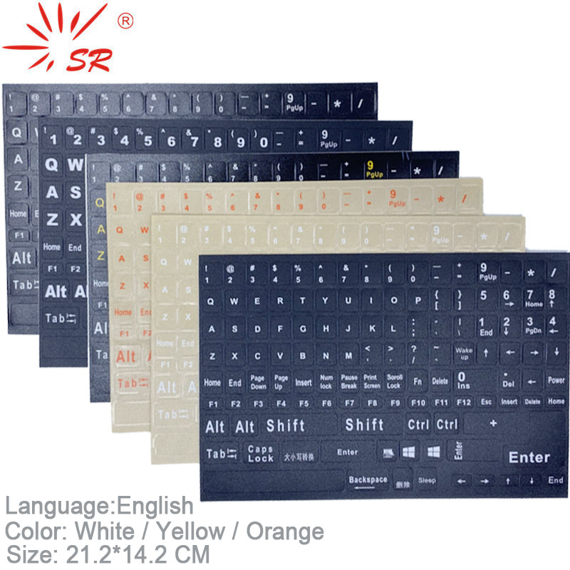 Laptop Accessories Productivity - SR English Full 120 Keys Matte