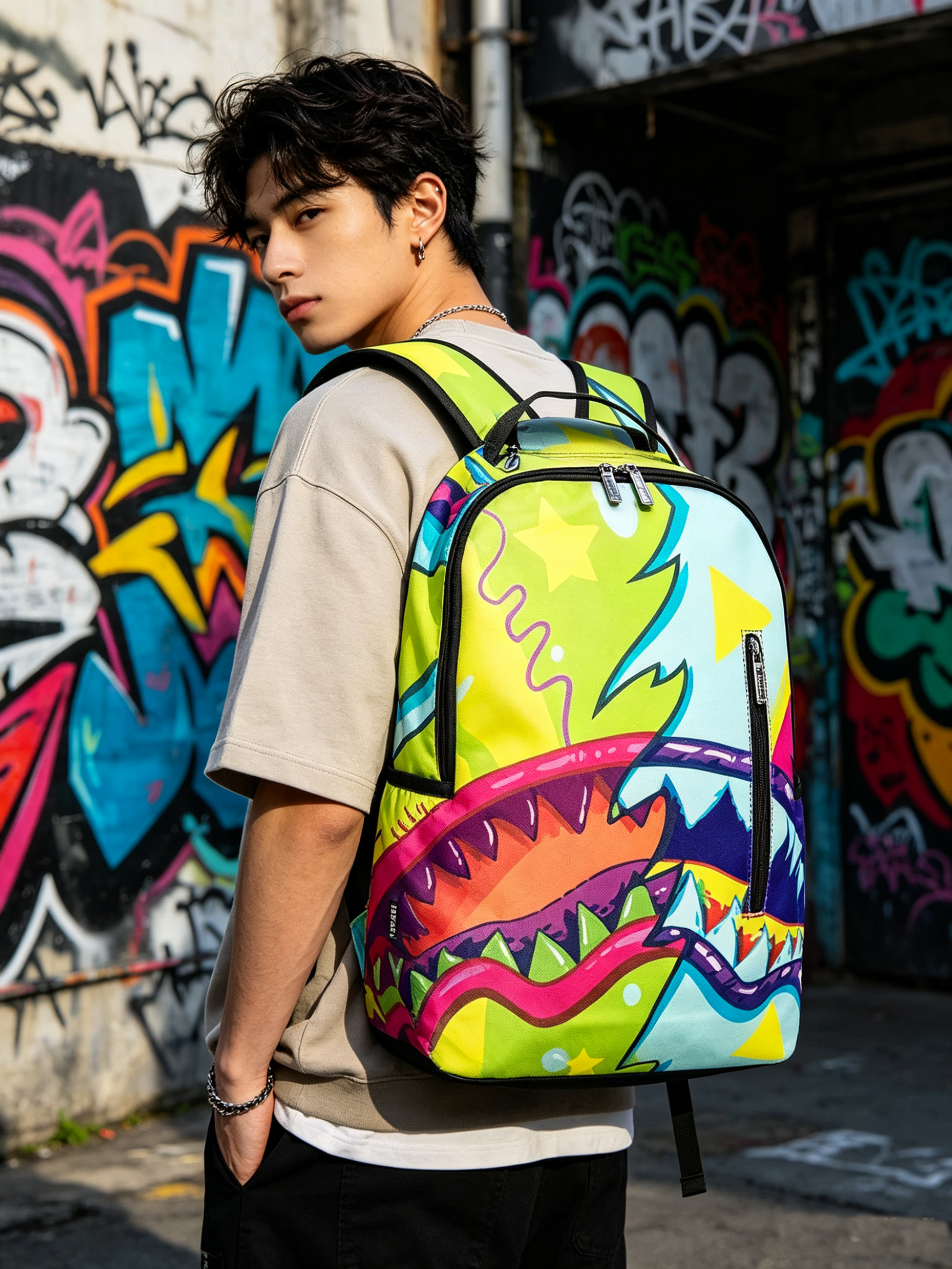 Laptop Accessories Women - New Trendy Street-Style Design Backpack for