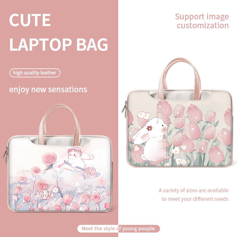Laptop Accessories Organizer Bag - Laptop Sleeve PU Laptop Bag Multifunction
