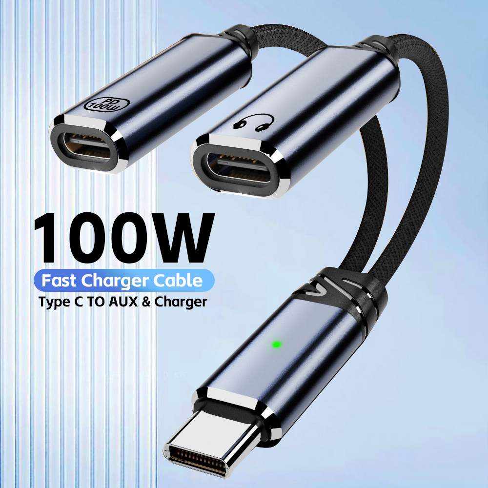USB C Splitter 2 in 1 Headphon - đánh giá và giá Laptop Accessories Usb