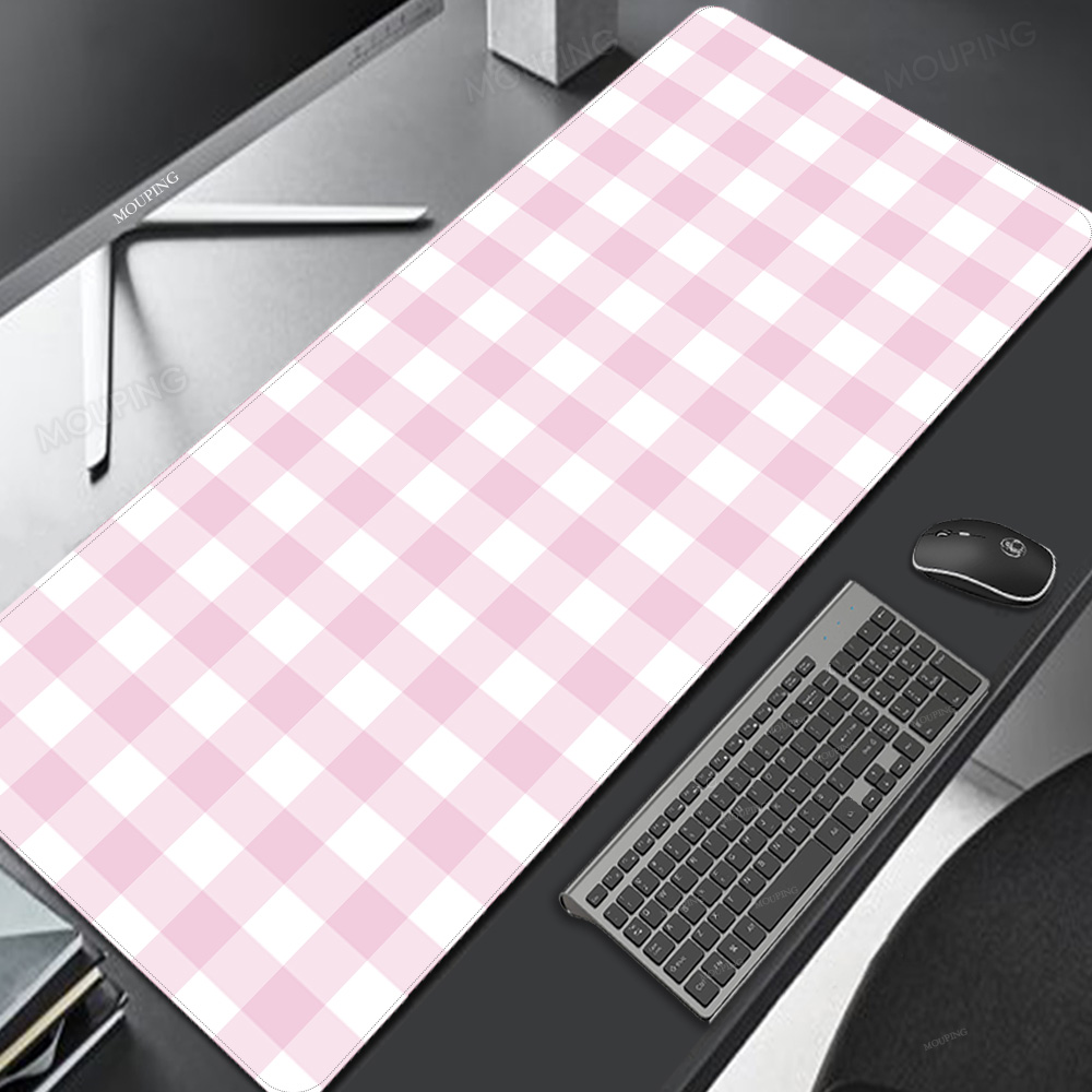 Pink Lattice Mouse Pad Kawaii  - đánh giá và giá Laptop Accessories Pink