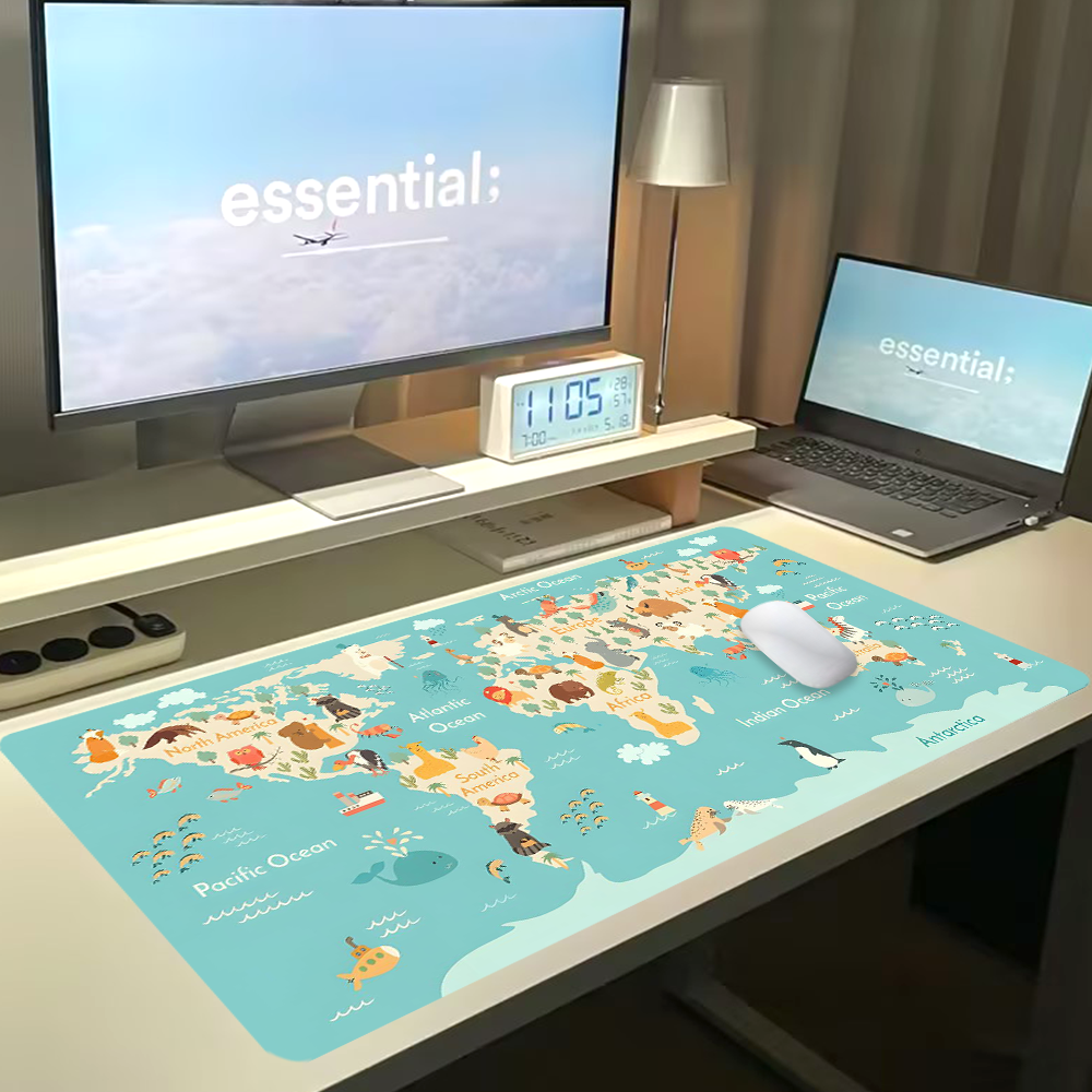 World Map Gaming Mouse Pad Ani - đánh giá và giá Laptop Accessories World