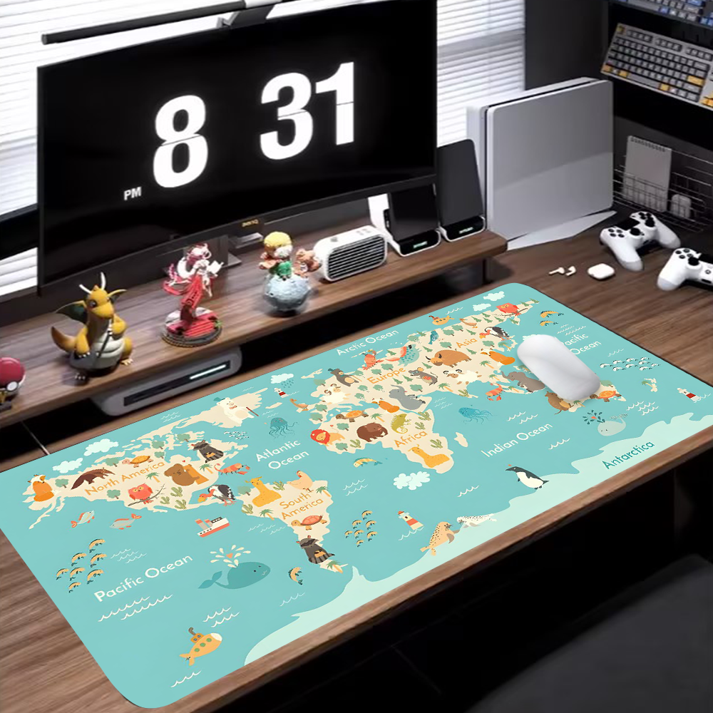 World Map Gaming Mouse Pad Ani - đánh giá và giá Laptop Accessories World