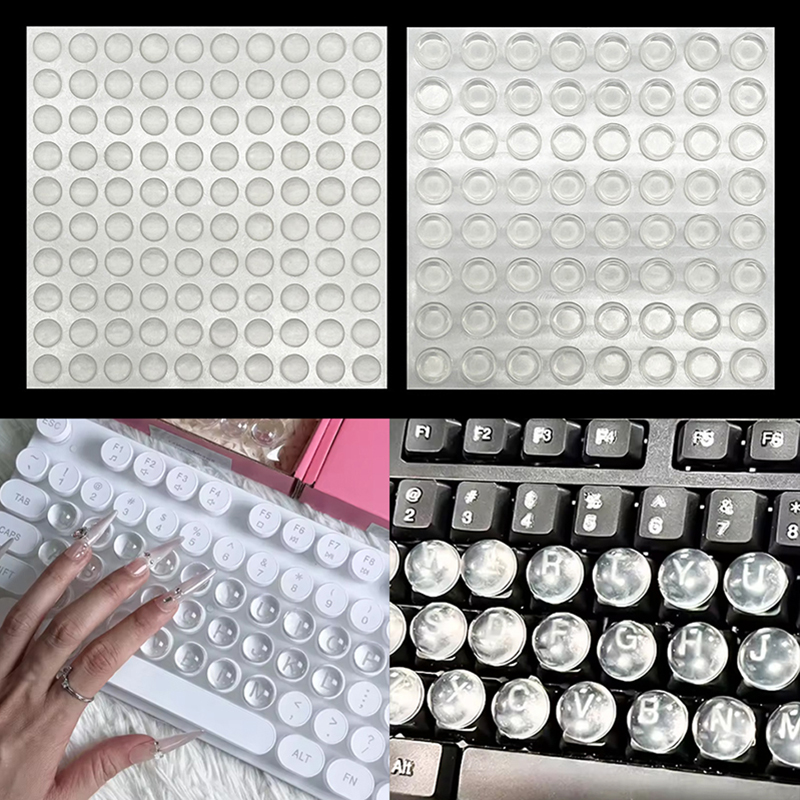 【Y】64/100Pcs Long Nail Typing  - đánh giá và giá Keyboard Cover Silicone