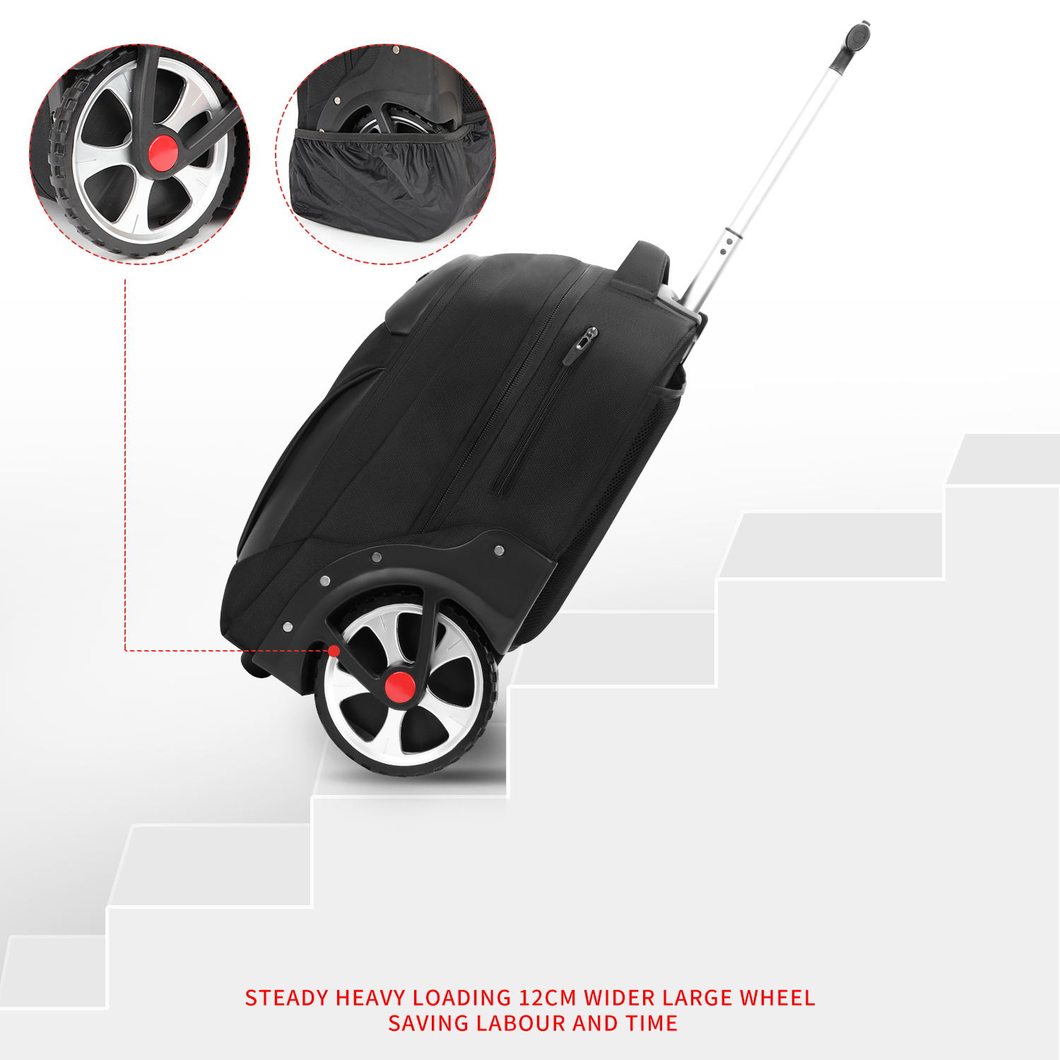 20 inch Rolling Luggage Backpa - đánh giá và giá Laptop Accessories Organizer Bag