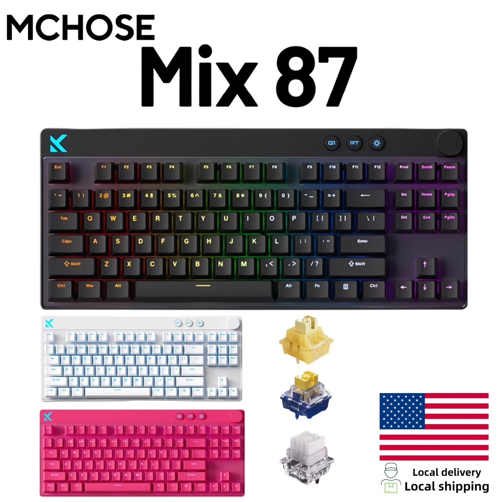 Mchose Mix87 Magnetic Swtich K - đánh giá và giá Laptop Accessories Productivity