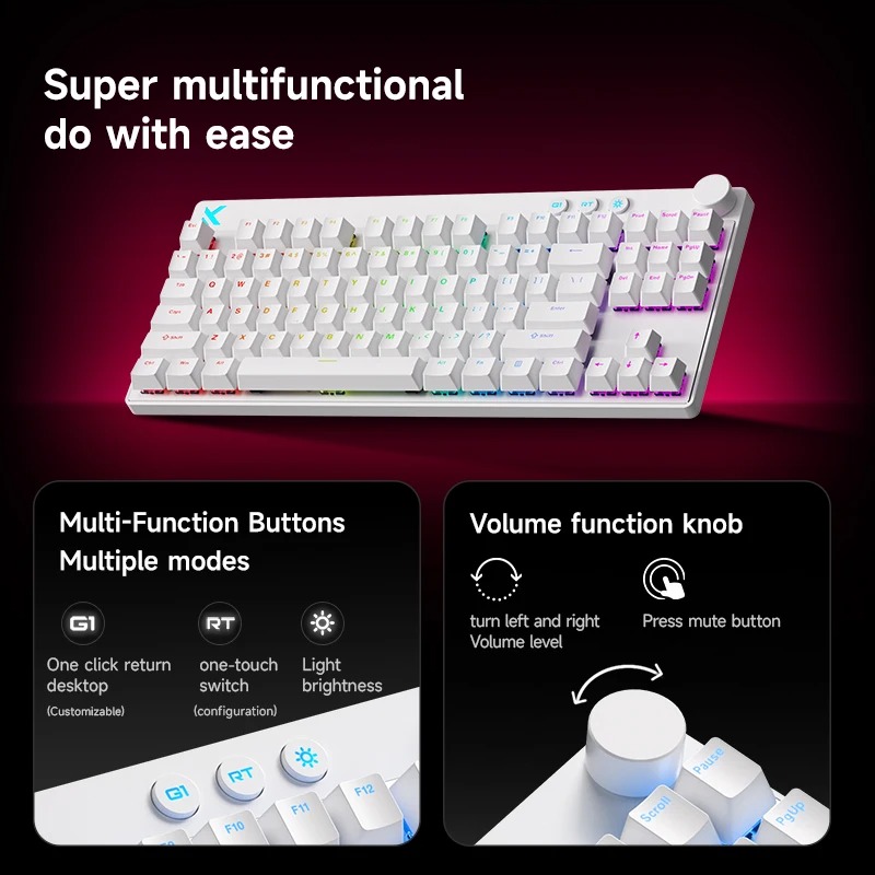 Mchose Mix87 Magnetic Swtich K - đánh giá và giá Laptop Accessories Productivity