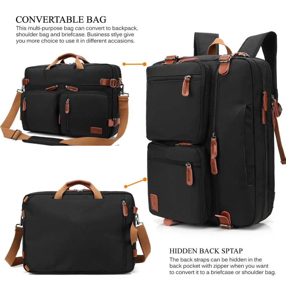 3-in-1 Convertible Laptop Back - đánh giá và giá Laptop Accessories Organizer Bag
