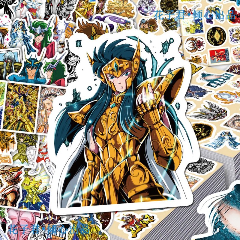 101Pcs Saint Seiya Anime Stick - đánh giá và giá Laptop Accessories Aesthetic