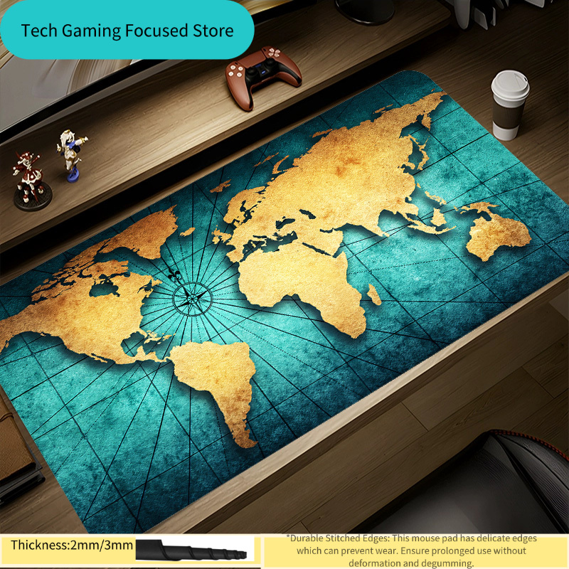 Mouse pad world map mouse pad  - đánh giá và giá Laptop Accessories World