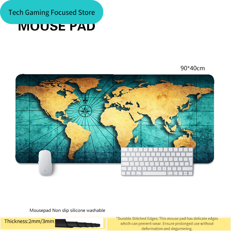 Mouse pad world map mouse pad  - đánh giá và giá Laptop Accessories World