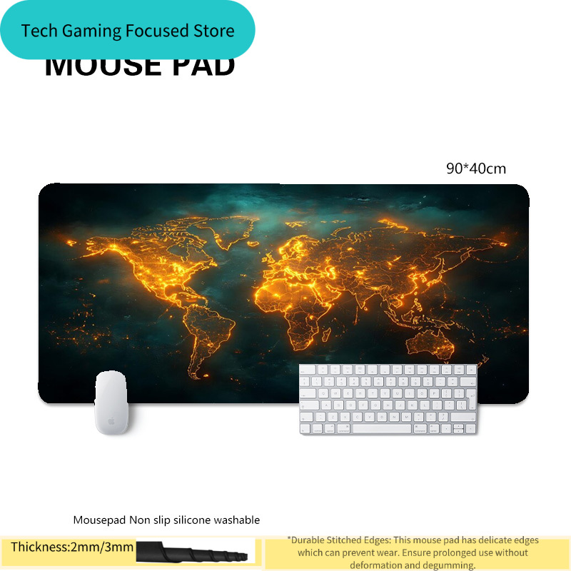 Mouse pad world map mouse pad  - đánh giá và giá Laptop Accessories World