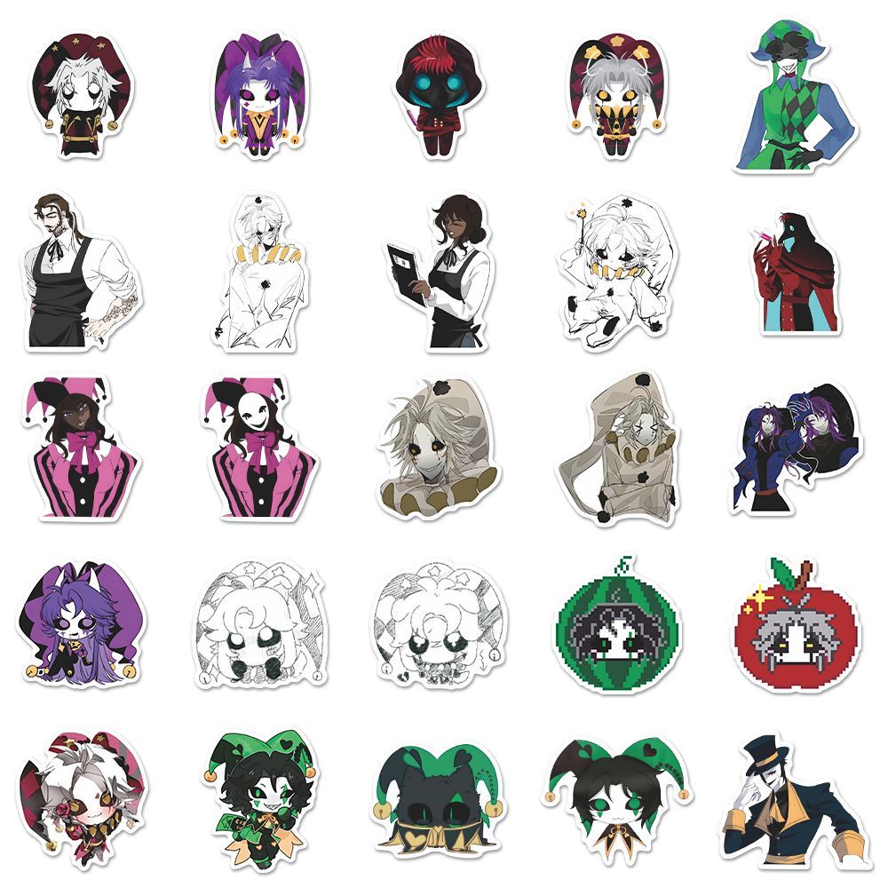 73PCS The Freak Circus Pierrot - đánh giá và giá Laptop Accessories Aesthetic