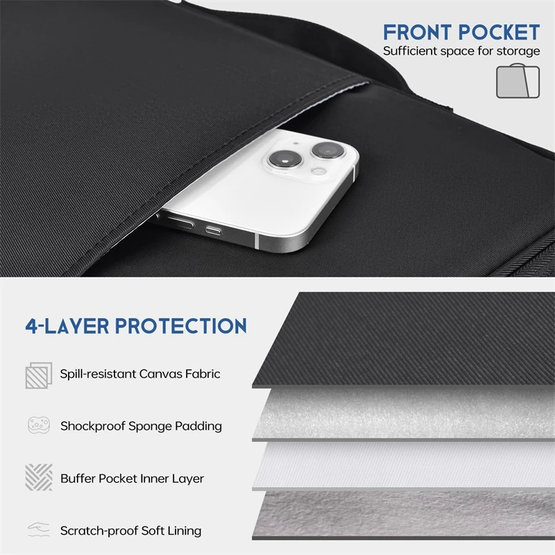 Waterproof Shockproof Handle B - đánh giá và giá Laptop Accessories Organizer Bag