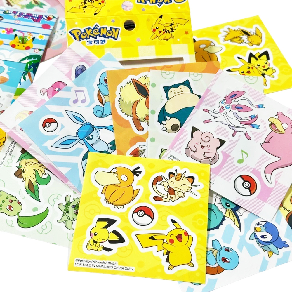 10Pcs Genuine Pikachu Stickers - đánh giá và giá Laptop Editing Accessories