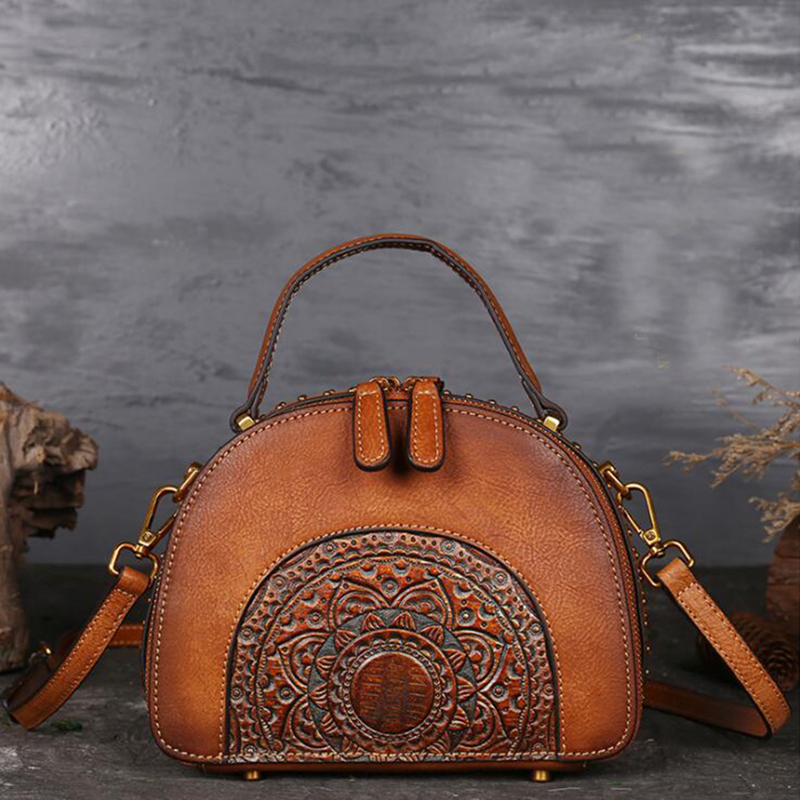 Genuine Leather Messenger Shou - đánh giá và giá Laptop Accessories Women