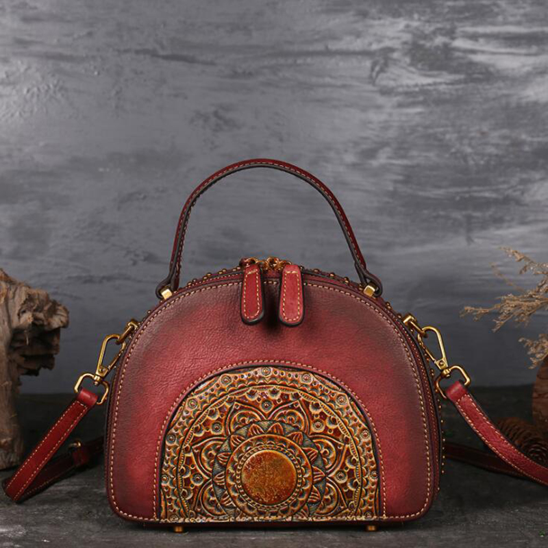 Genuine Leather Messenger Shou - đánh giá và giá Laptop Accessories Women