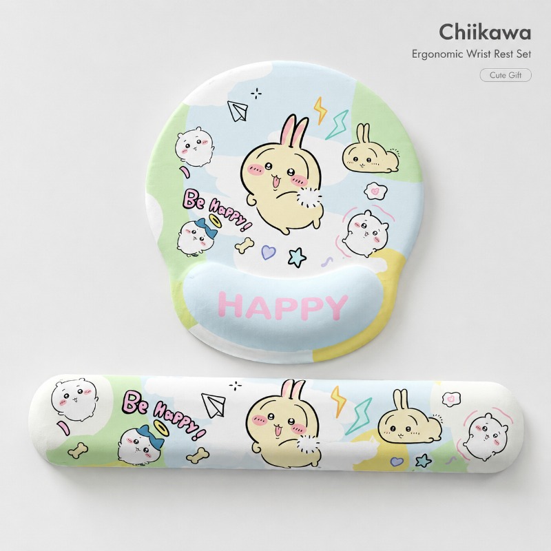 Cute Chiikawa Ergonomic Mouse  - đánh giá và giá Laptop Editing Accessories