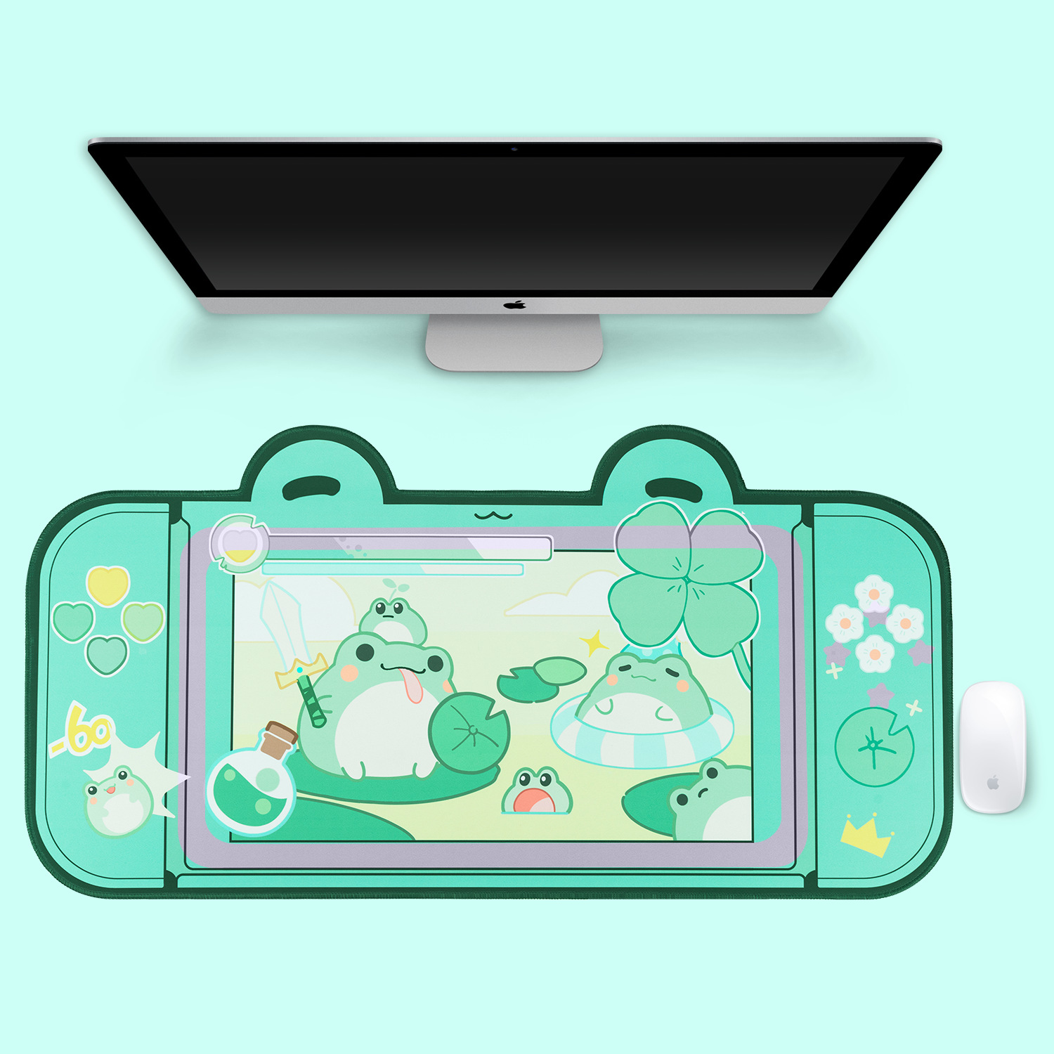 Extra Large Kawaii Gaming Mous - đánh giá và giá Laptop Accessories Pink