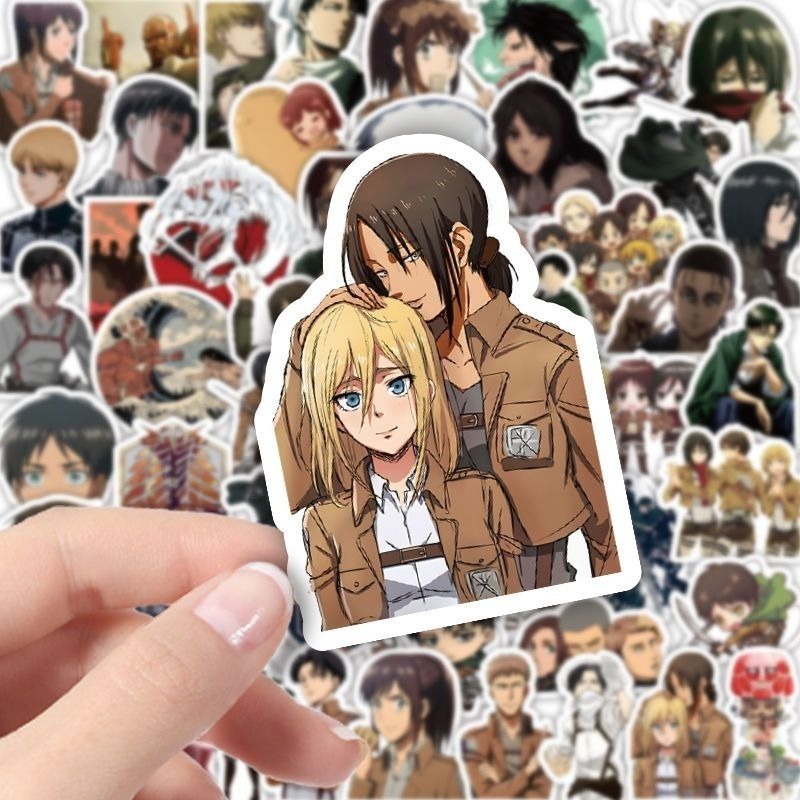 60Pcs Attack on Titan Anime St - đánh giá và giá Laptop Accessories Aesthetic