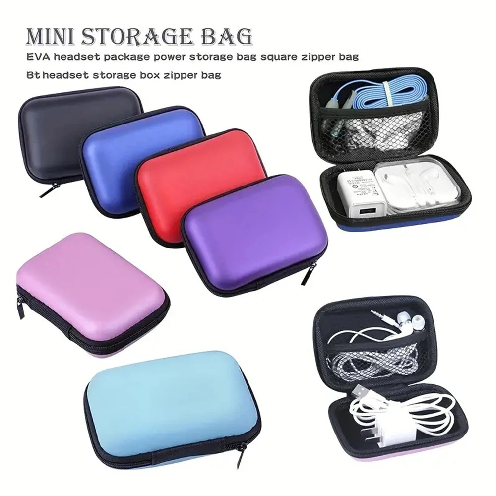 Portable Data Cable Mini Bag E - đánh giá và giá Laptop Accessories Organizer Bag
