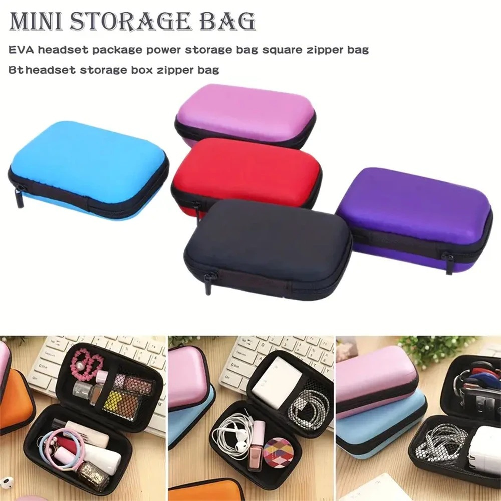 Portable Data Cable Mini Bag E - đánh giá và giá Laptop Accessories Organizer Bag