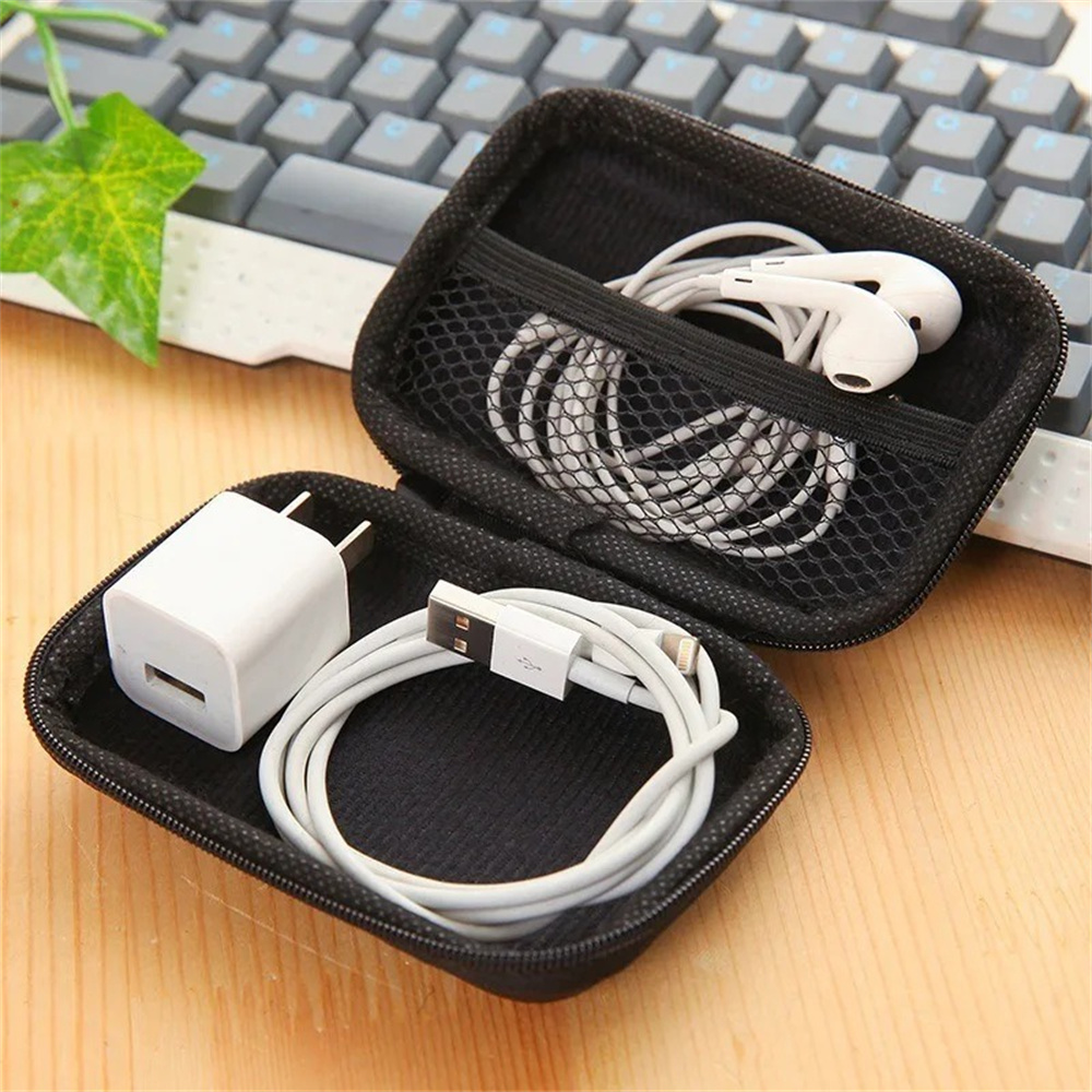 Portable Data Cable Mini Bag E - đánh giá và giá Laptop Accessories Organizer Bag