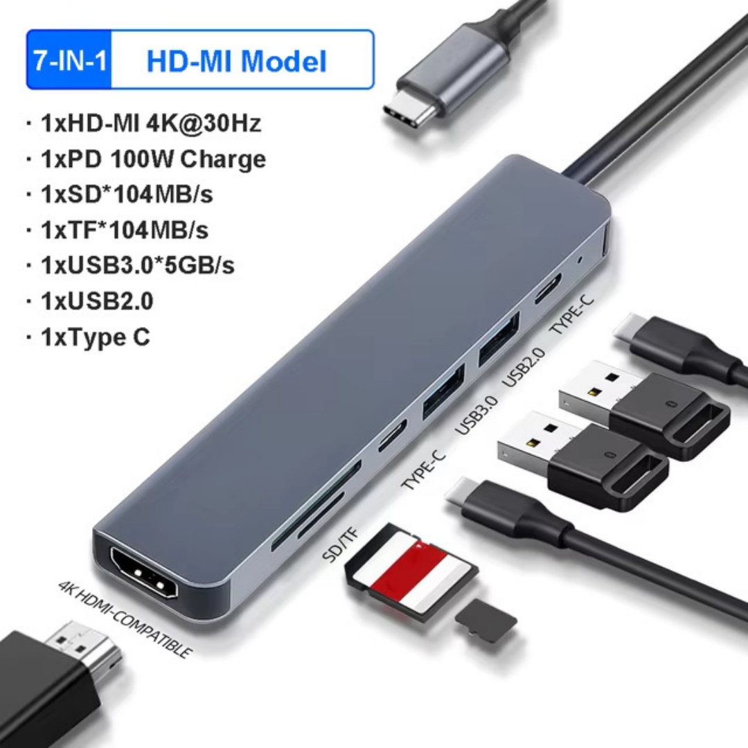 4/7/8/11in1 Docking Hub 4K USB - đánh giá và giá Usb C Docking Hub