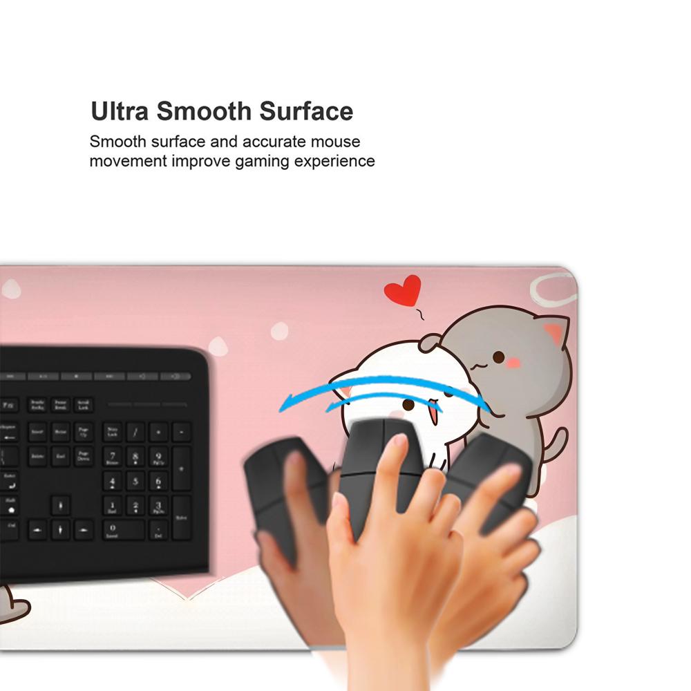 XXL Kawaii Gaming Mouse Pad 90 - đánh giá và giá Laptop Accessories Pink