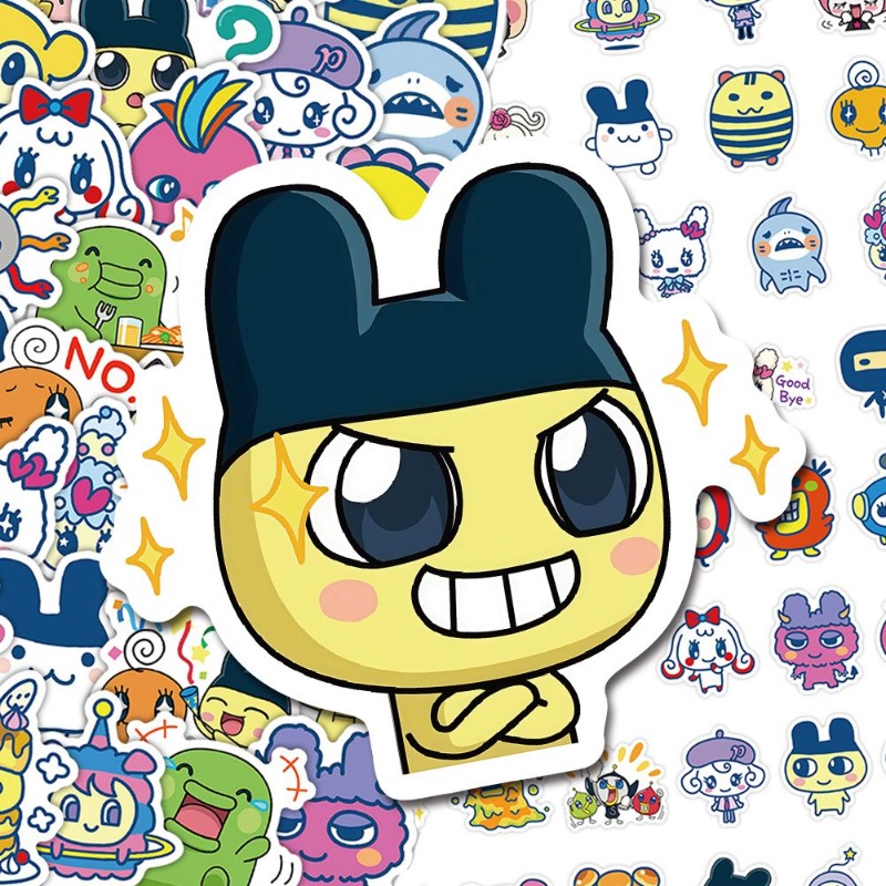 Japanese Tamagotchi Stickers E - đánh giá và giá Laptop Accessories Aesthetic