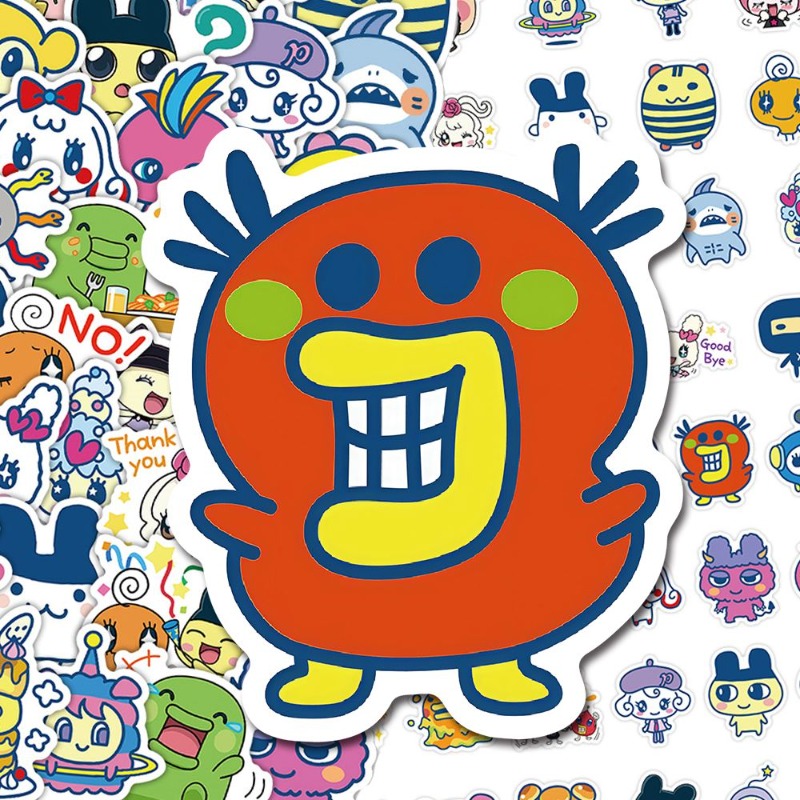 Japanese Tamagotchi Stickers E - đánh giá và giá Laptop Accessories Aesthetic