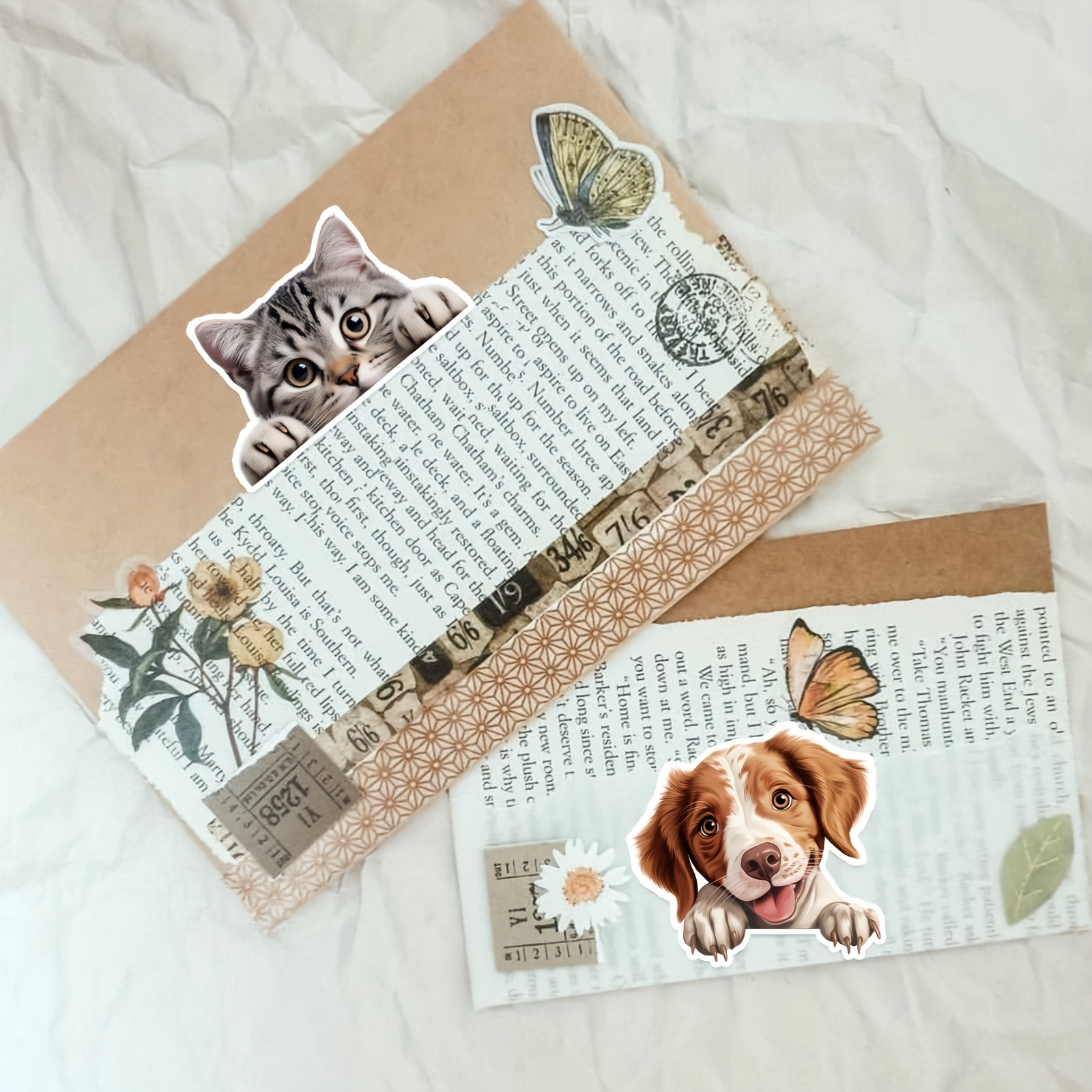 50pcs/Bag Fun Cat Dog Stickers - đánh giá và giá Laptop Accessories Organizer Bag