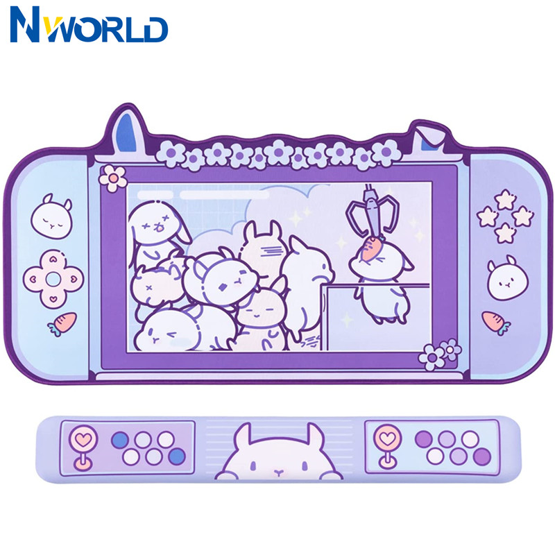 Large Kawaii Gaming Mouse Pad  - đánh giá và giá Laptop Accessories Pink