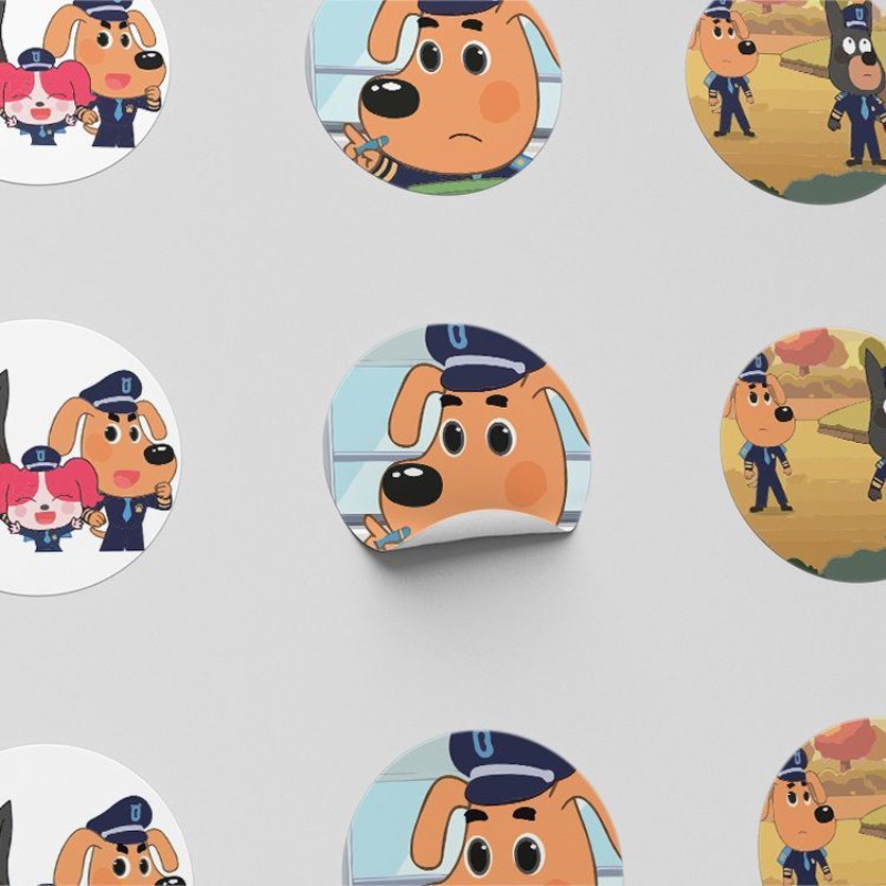 Sheriffs Labradors Cute Charac - đánh giá và giá Laptop Accessories Aesthetic