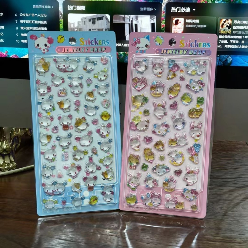 2Pcs Retro Pink and Blue Rabbi - đánh giá và giá Laptop Editing Accessories