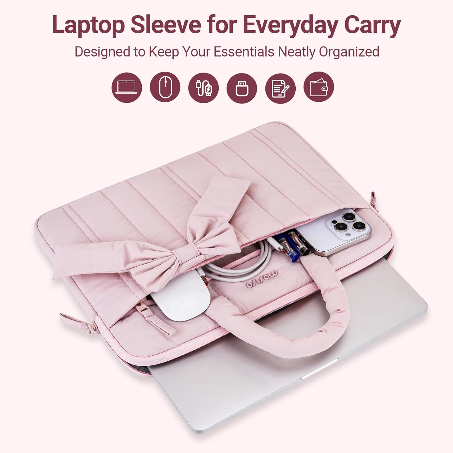 Laptop Case 13 13.3 14 15 inch - đánh giá và giá Laptop Accessories Organizer Bag