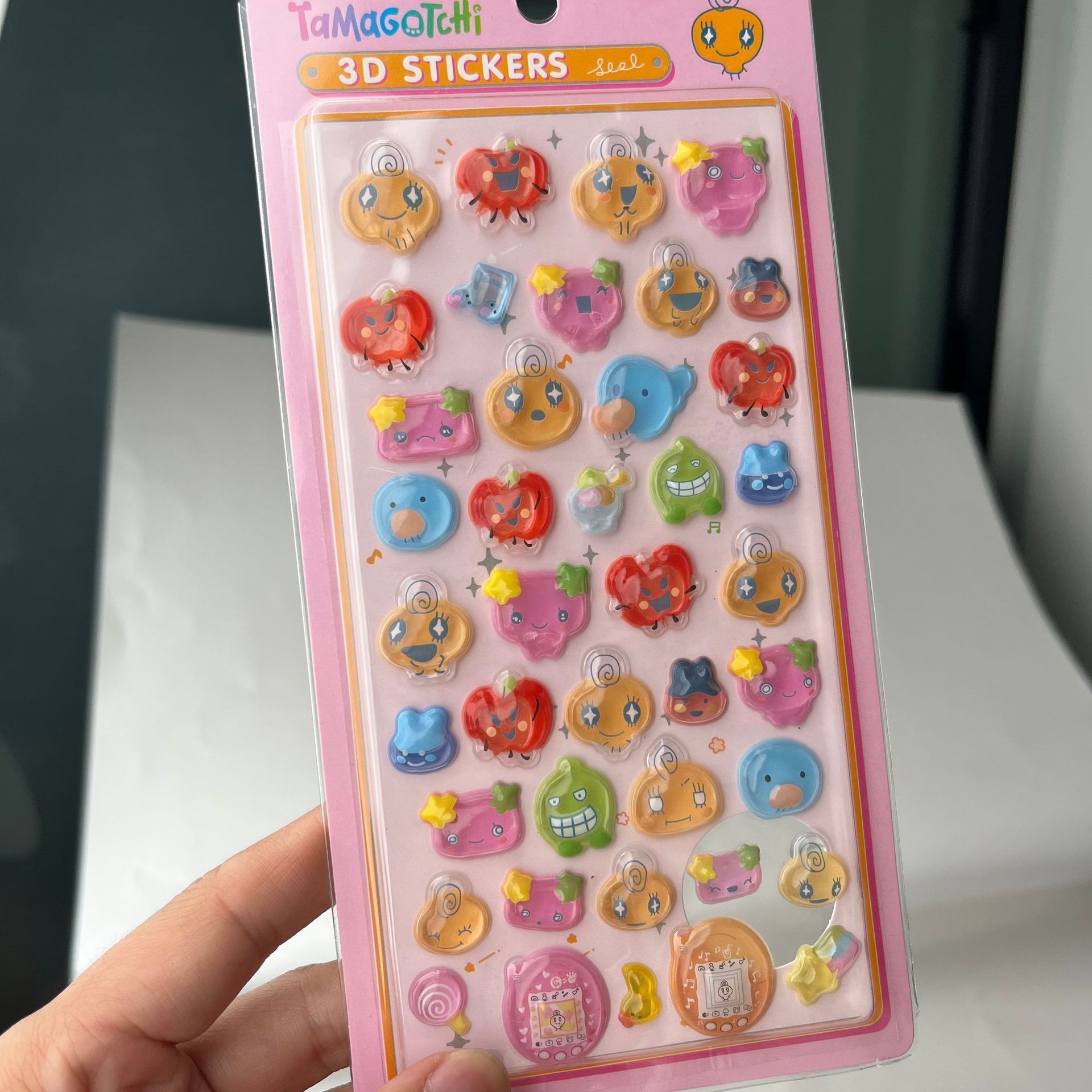 Cute Tamagotchi 3D Puffy Stick - đánh giá và giá Laptop Accessories Aesthetic