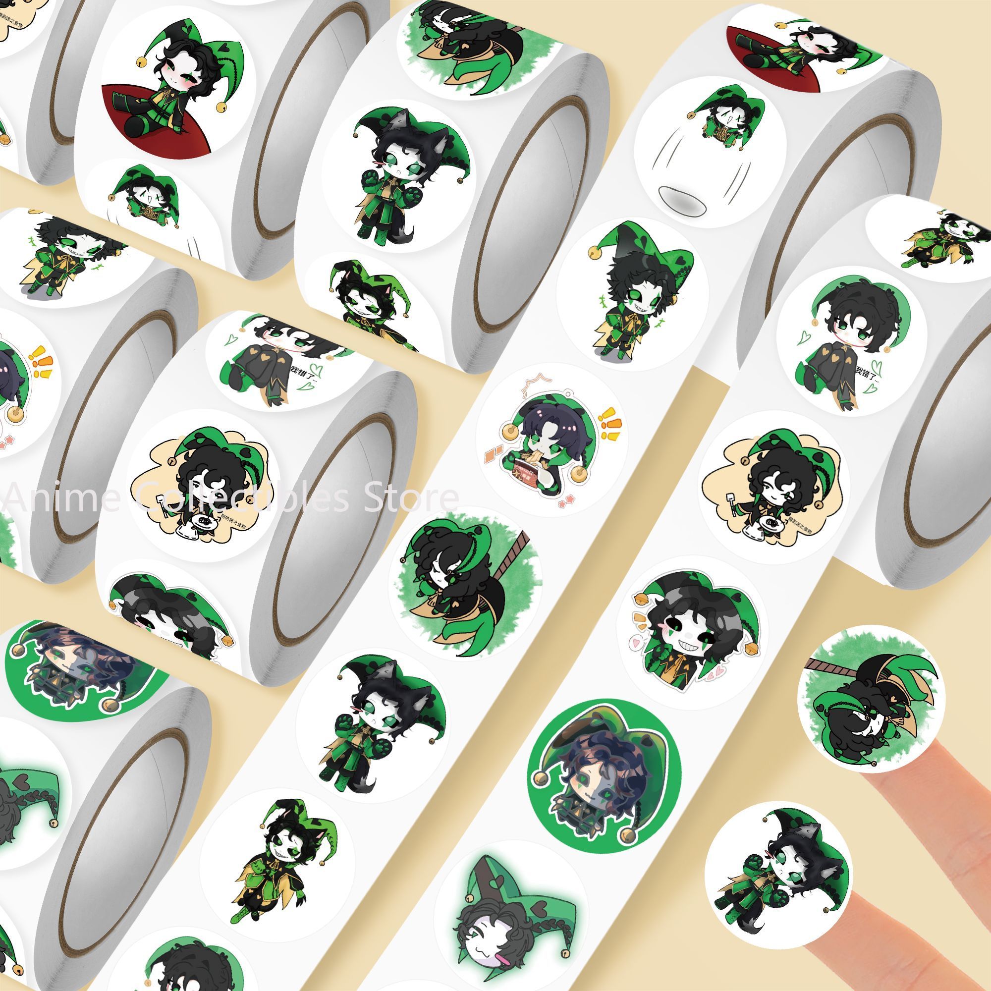 500Pc/Roll Anime The Freak Cir - đánh giá và giá Laptop Accessories Aesthetic