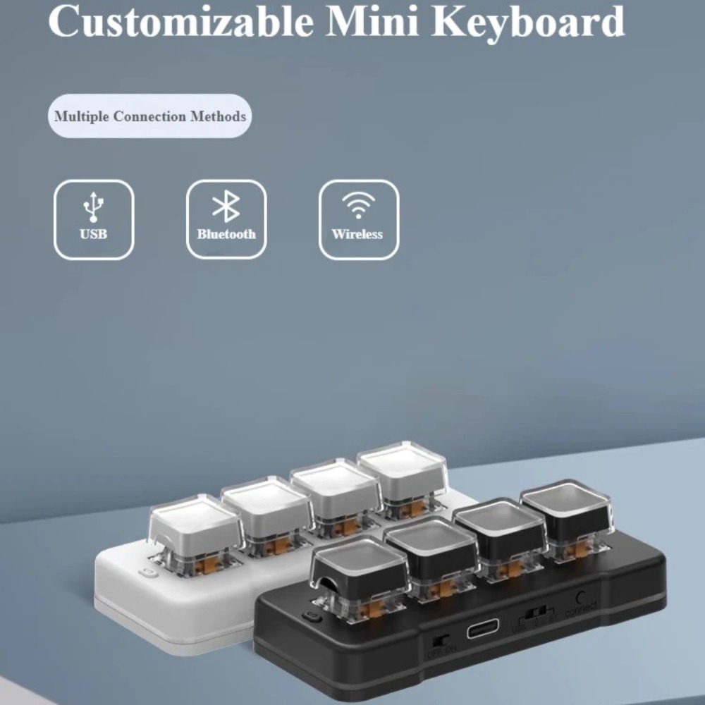 MK424Pro 4-Key Wireles Mini Ke - đánh giá và giá Laptop Accessories Productivity