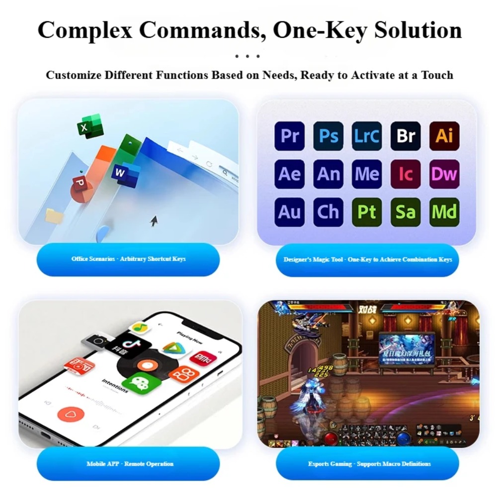 MK424Pro 4-Key Wireles Mini Ke - đánh giá và giá Laptop Accessories Productivity