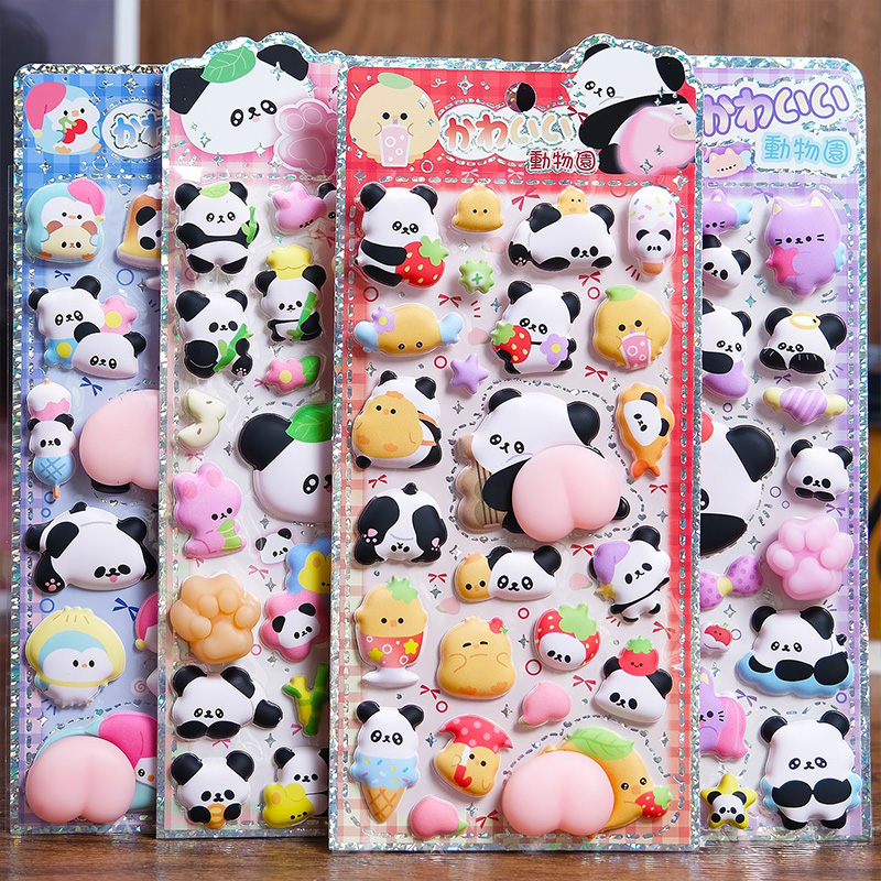 Cute Panda Chick 3D Puffy Peac - đánh giá và giá Laptop Editing Accessories