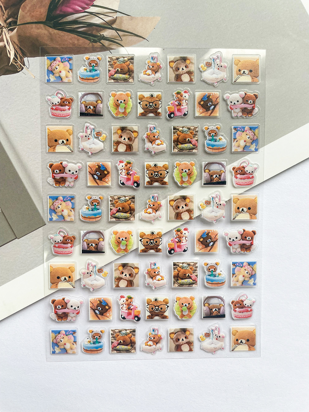 Mini Kawaii Rilakkuma Pvc Post - đánh giá và giá Laptop Accessories Aesthetic