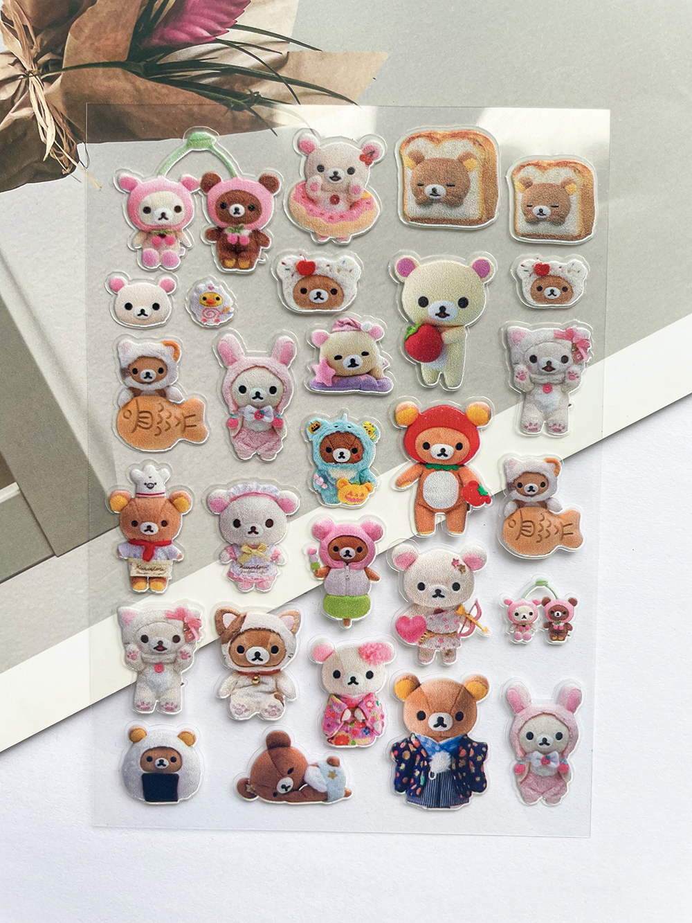Mini Kawaii Rilakkuma Pvc Post - đánh giá và giá Laptop Accessories Aesthetic