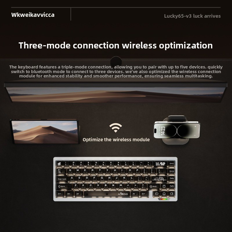 WEIKAV Lucky65 V3 Aluminum All - đánh giá và giá Laptop Accessories Productivity