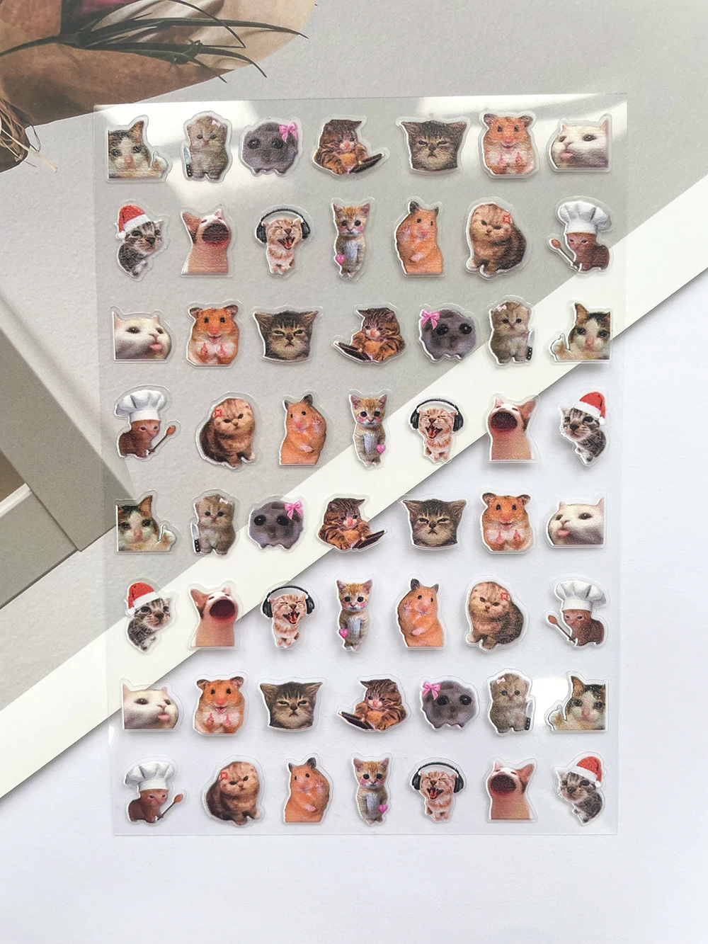 Mini Pvc Funny Cat Poster Good - đánh giá và giá Laptop Accessories Aesthetic