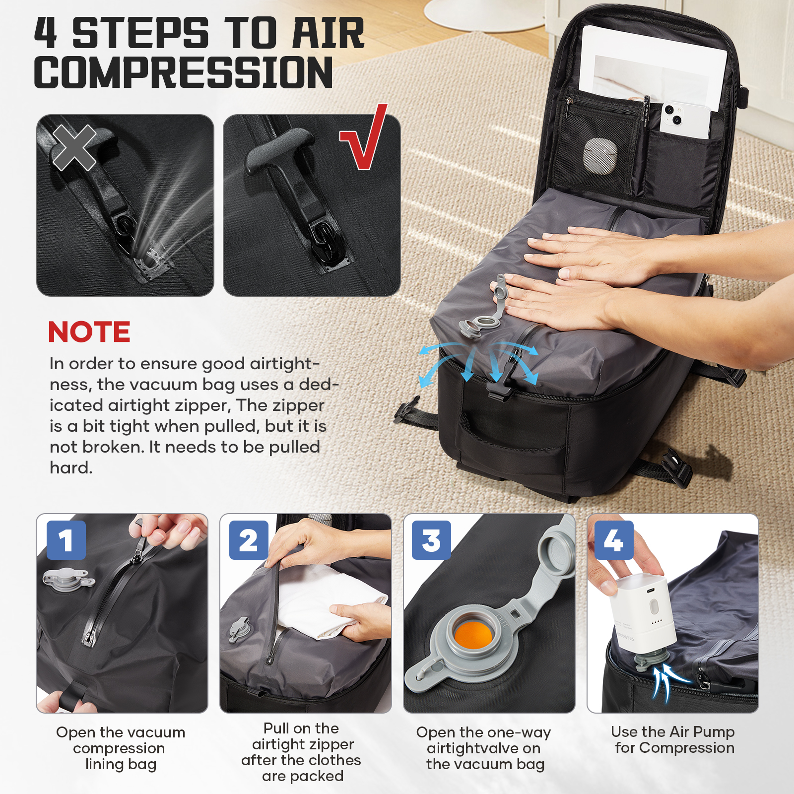 Women Backpack Vacuum Backpack - đánh giá và giá Laptop Accessories Women