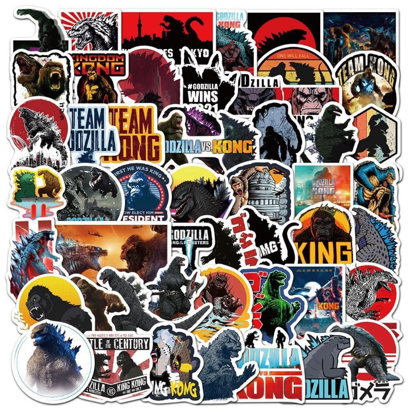 50pcs/set Movies Godzilla Vs.  - đánh giá và giá Laptop Accessories Aesthetic