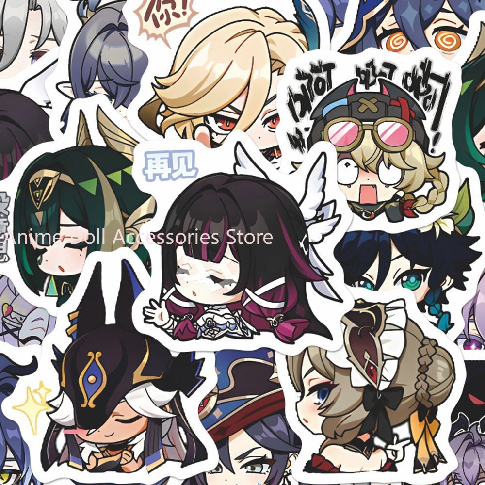 64PCS Genshin Impact Moon Maid - đánh giá và giá Laptop Accessories Aesthetic