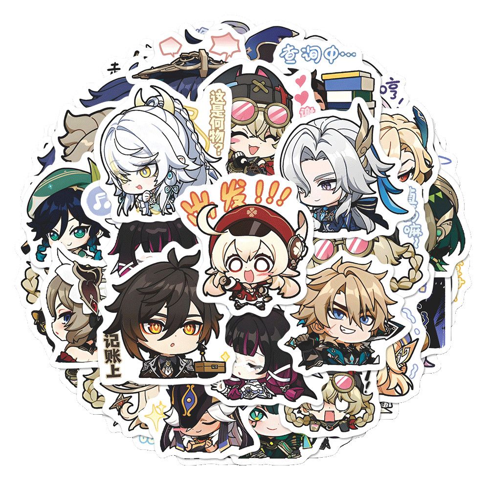64PCS Genshin Impact Moon Maid - đánh giá và giá Laptop Accessories Aesthetic